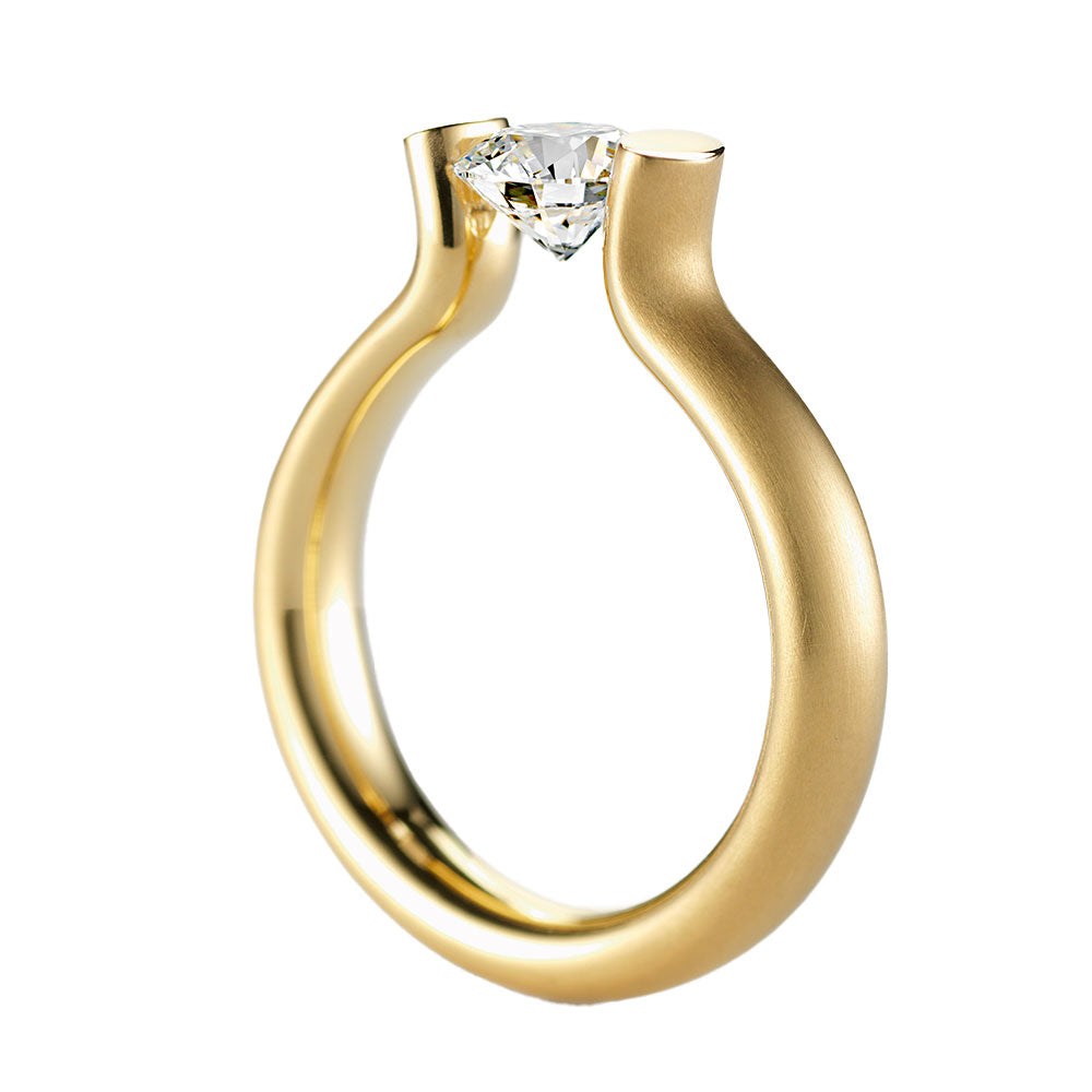 Spannring Heaven aus Gelbgold mit Diamant