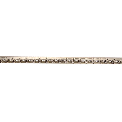 Rivièrearmband Kurz vor 40 aus Weißgold mit Brillant