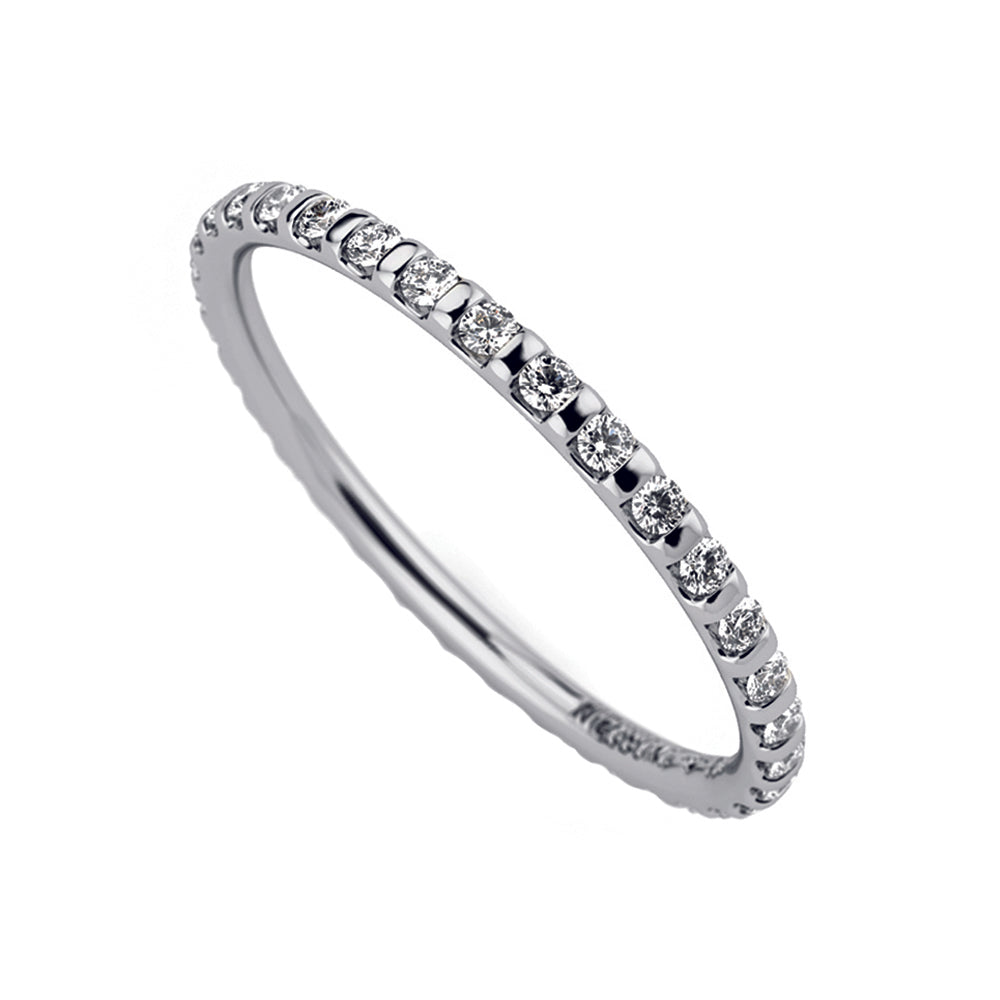 Ring Memory aus Graugold mit Diamant