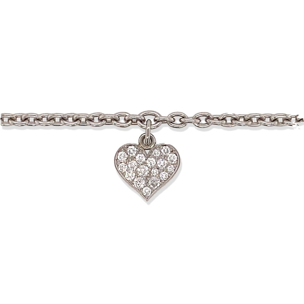 Armschmuck GlitterFlitter aus Platin mit Diamant