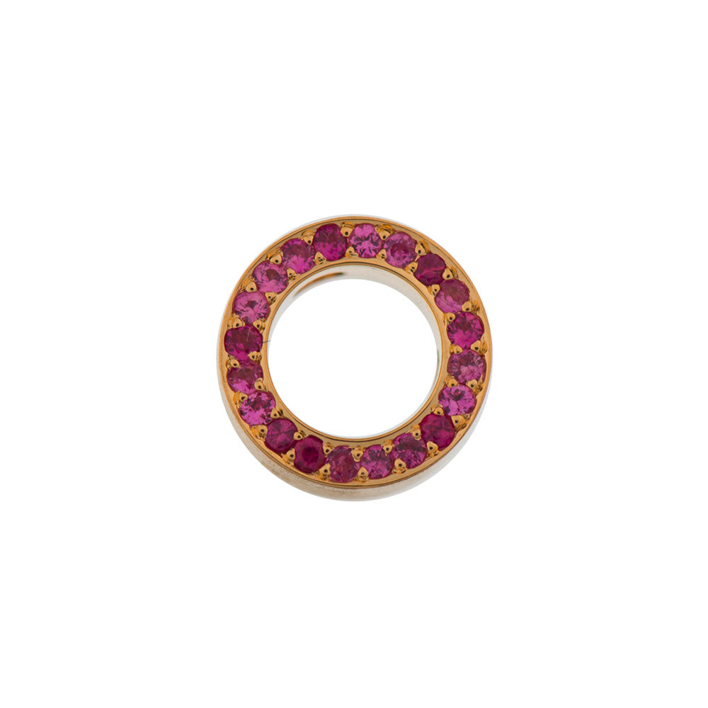 Anhänger Karma littles aus Gelbgold mit Saphir