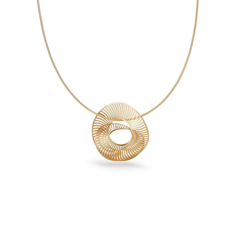 Anhänger Mirage Loop aus Gelbgold
