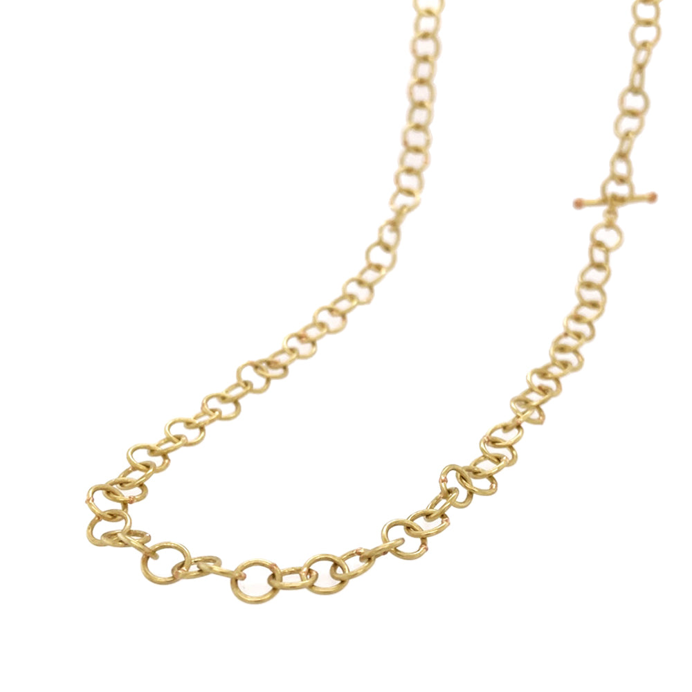 Halsschmuck Susi aus Grüngold und Rotgold