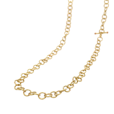 Halsschmuck Susi aus Grüngold und Rotgold