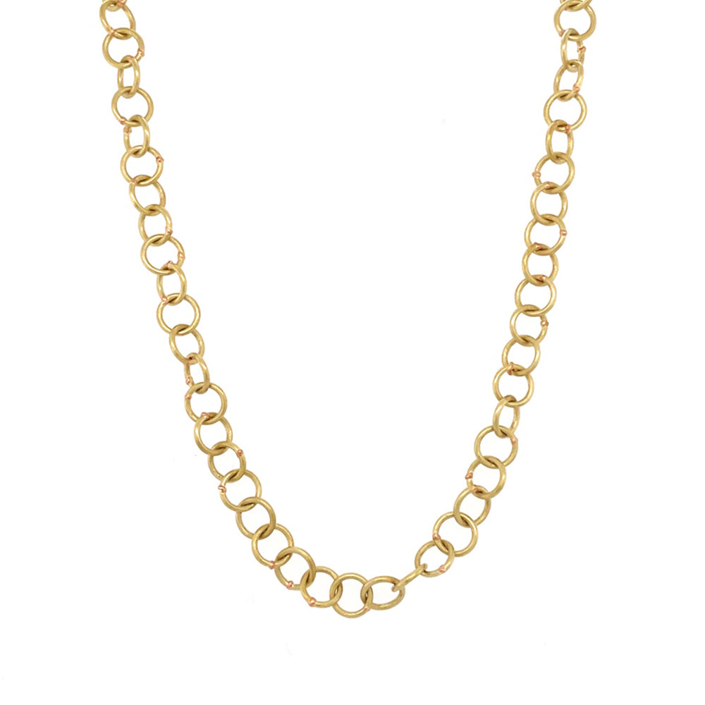 Halsschmuck Susi aus Grüngold und Rotgold