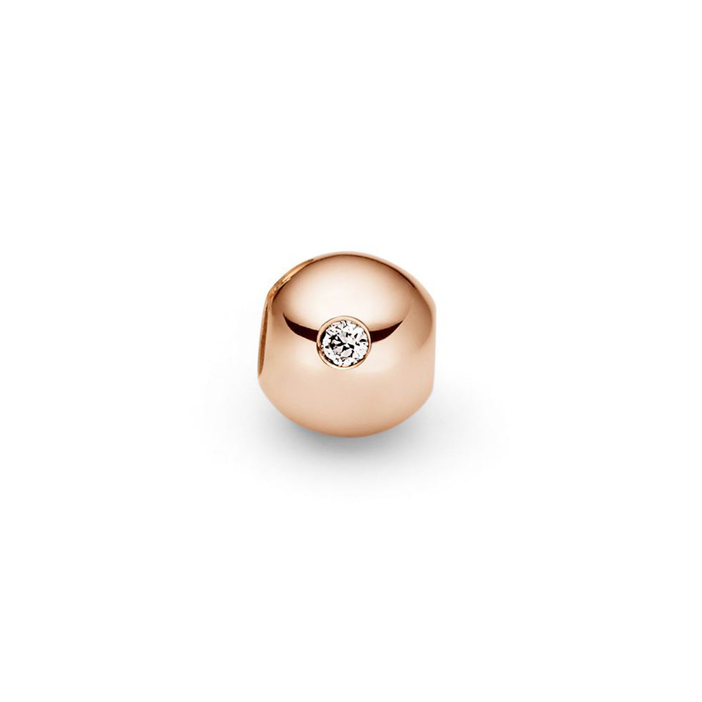 Einhänger Kugel Colette C aus Rotgold mit Diamant