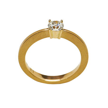 Ring Mein Glück aus Gelbgold mit Diamant