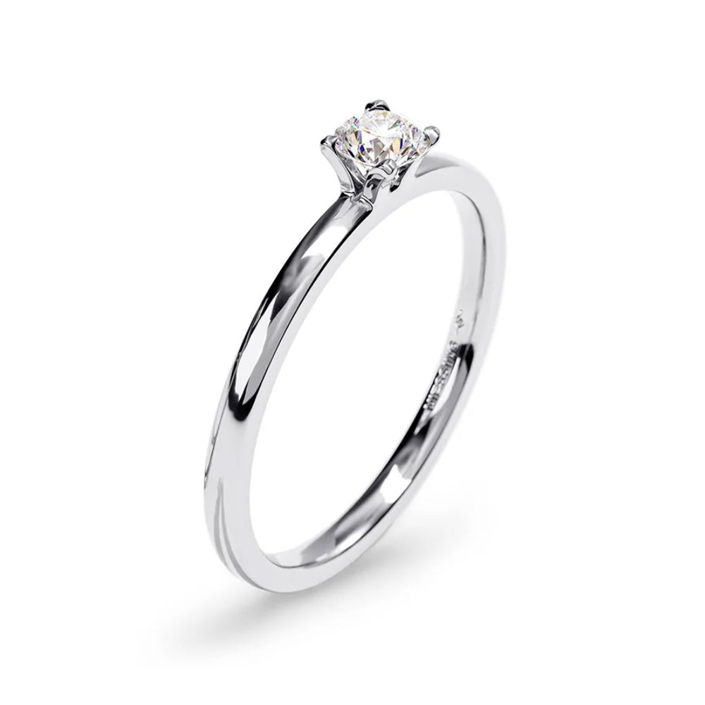Ring Amatis Fine aus Platin mit Diamant