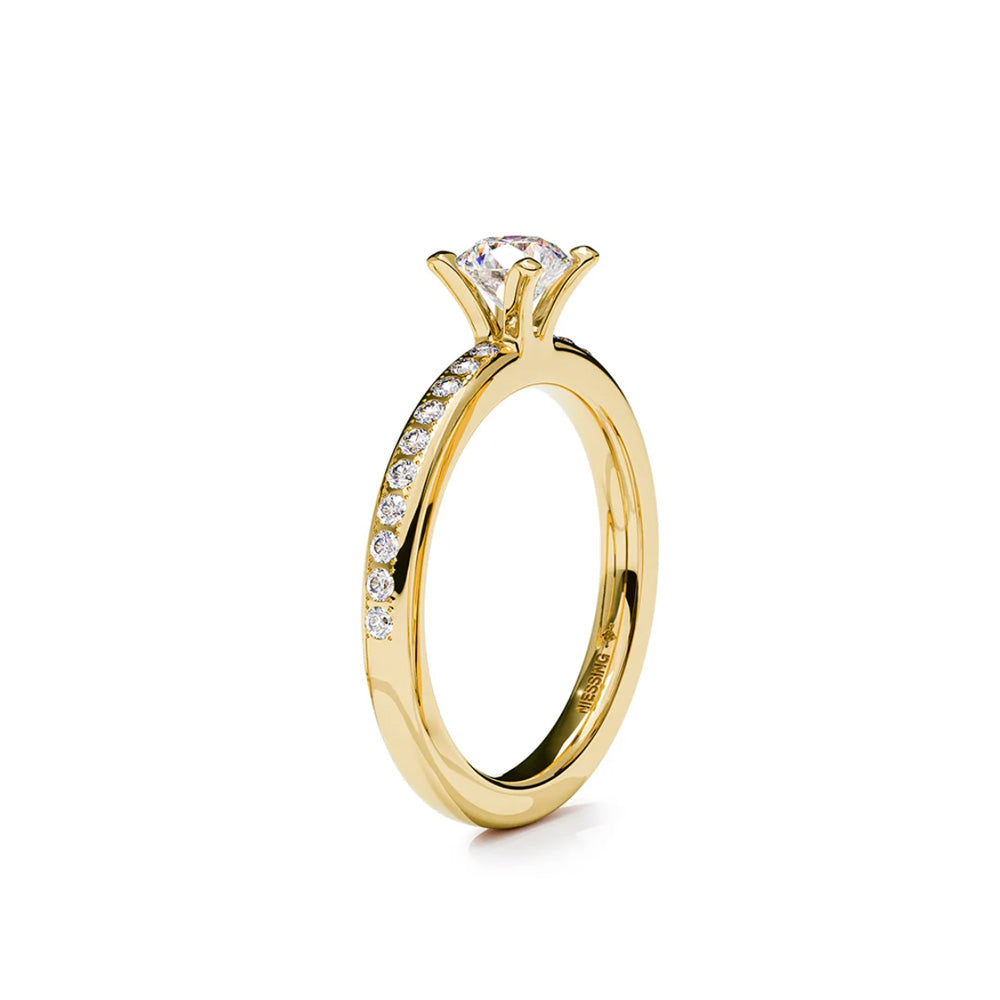 Ring Amatis Highlights aus Gelbgold mit Diamant