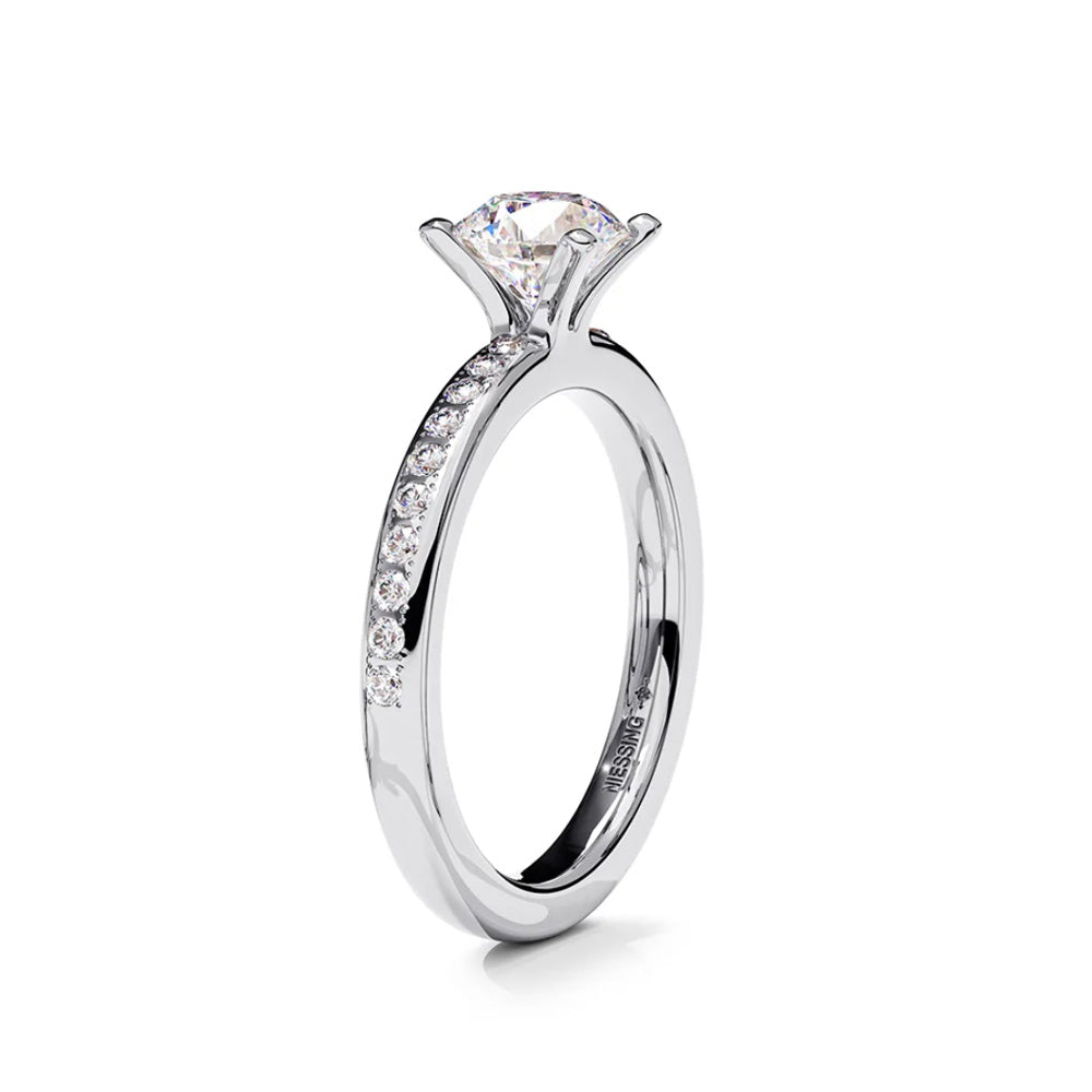 Ring Amatis Highlights aus Platin mit Diamant