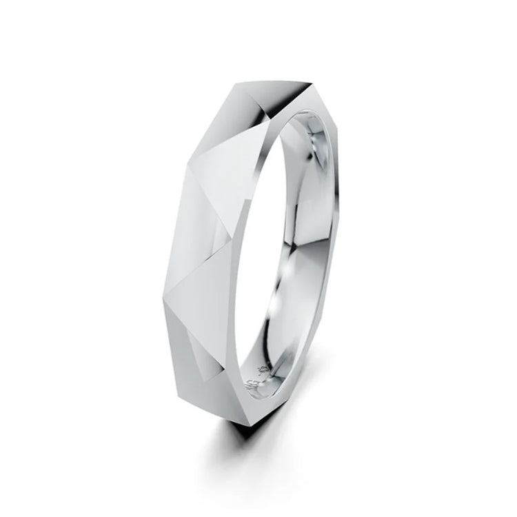 Trauring Triangle aus Platin