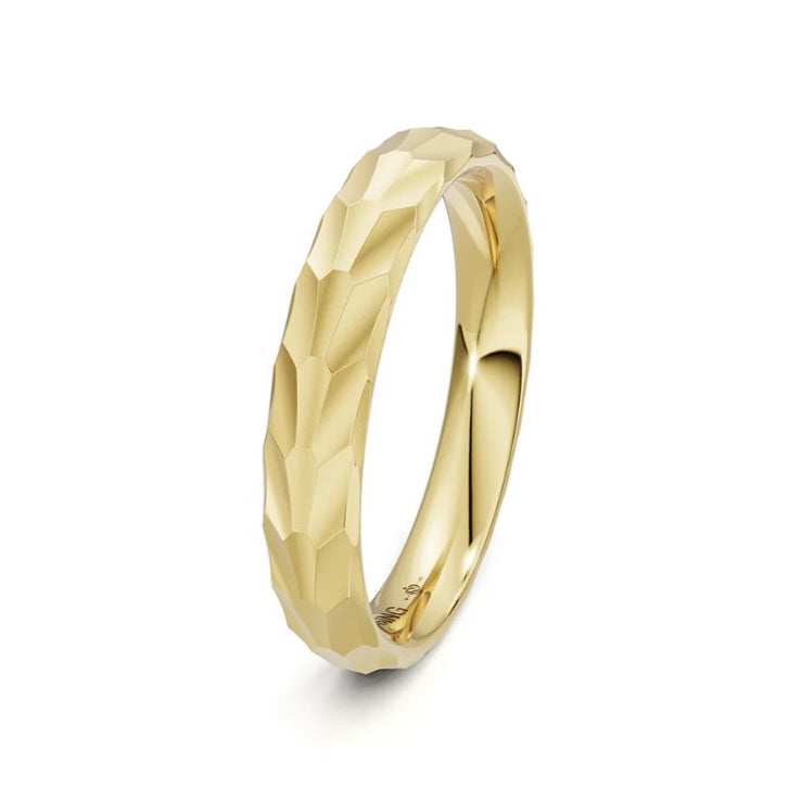 Trauring Leaf aus Gelbgold